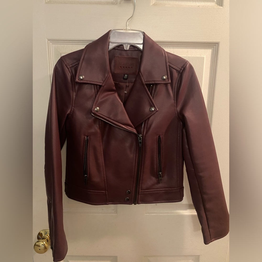BlankNYC faux leather moto jacket